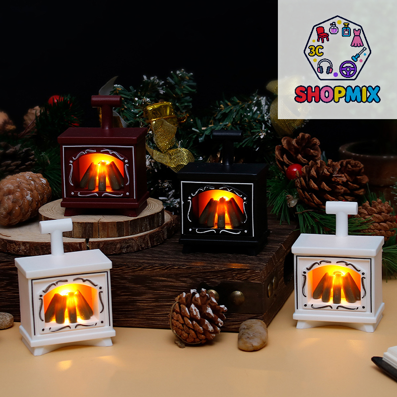 Commercial Kitchen Warmer - Dollhouse Miniature Fireplace Glowing Stove Model