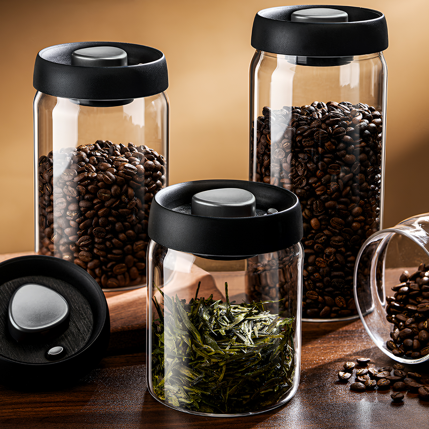 Vacuum Sealer - OANKR Vacuum Coffee Canister 500ml 900ml