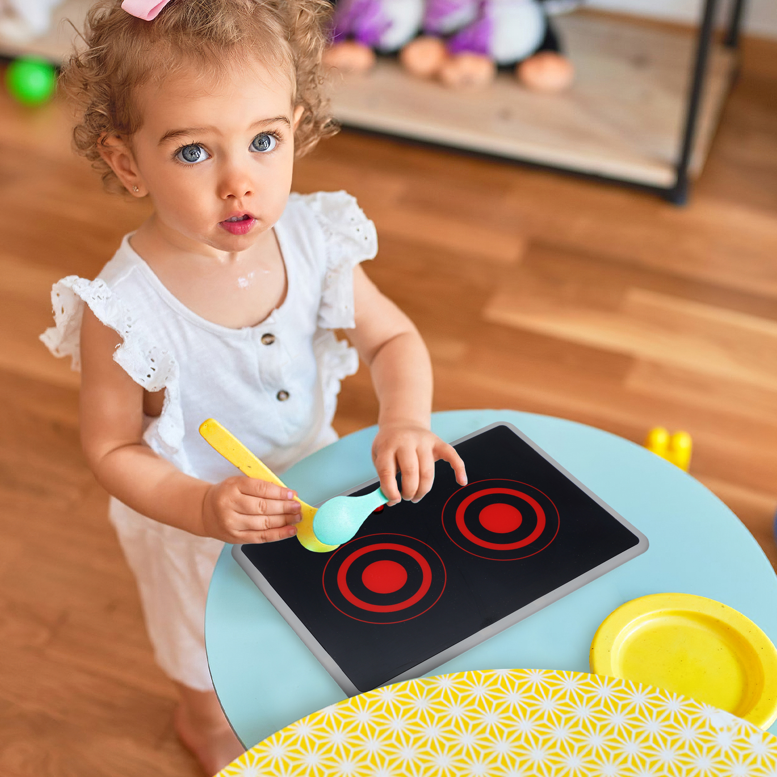 Commercial Kitchen Warmer - Kids Play Kitchen Appliance Realistic Induction