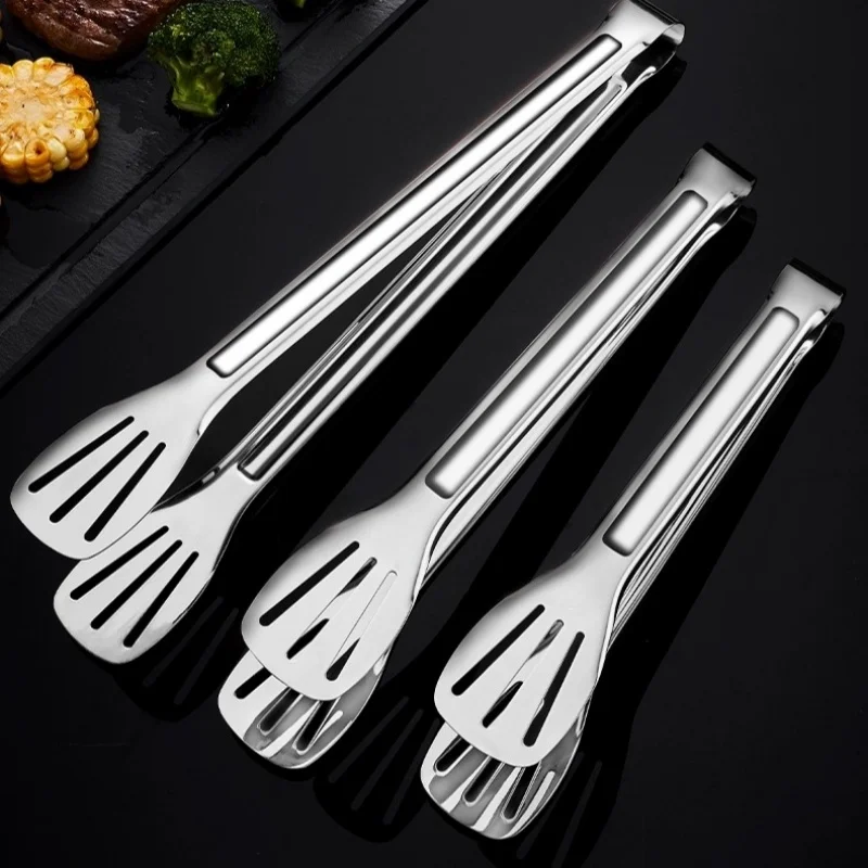 Commercial Kitchen In Home - Stainless Steel Food Tongs - Heavy