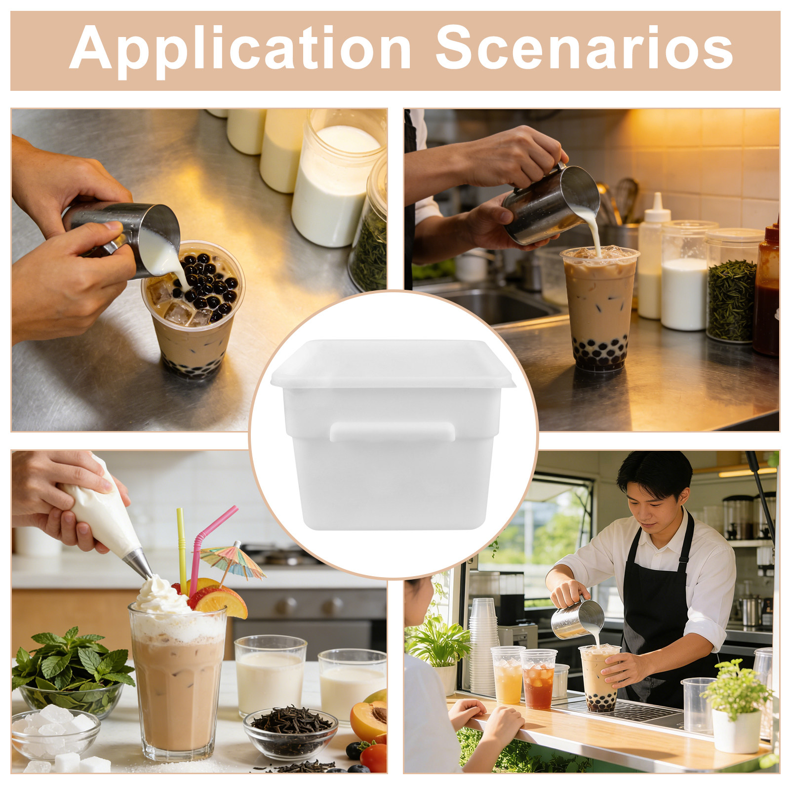 12L Square Plastic Food Storag - Commercial Kitchen Microwave recensione e prezzo