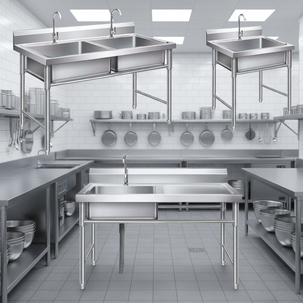 Singapore Hot Selling  Standar - Commercial Kitchen Sink recensione e prezzo
