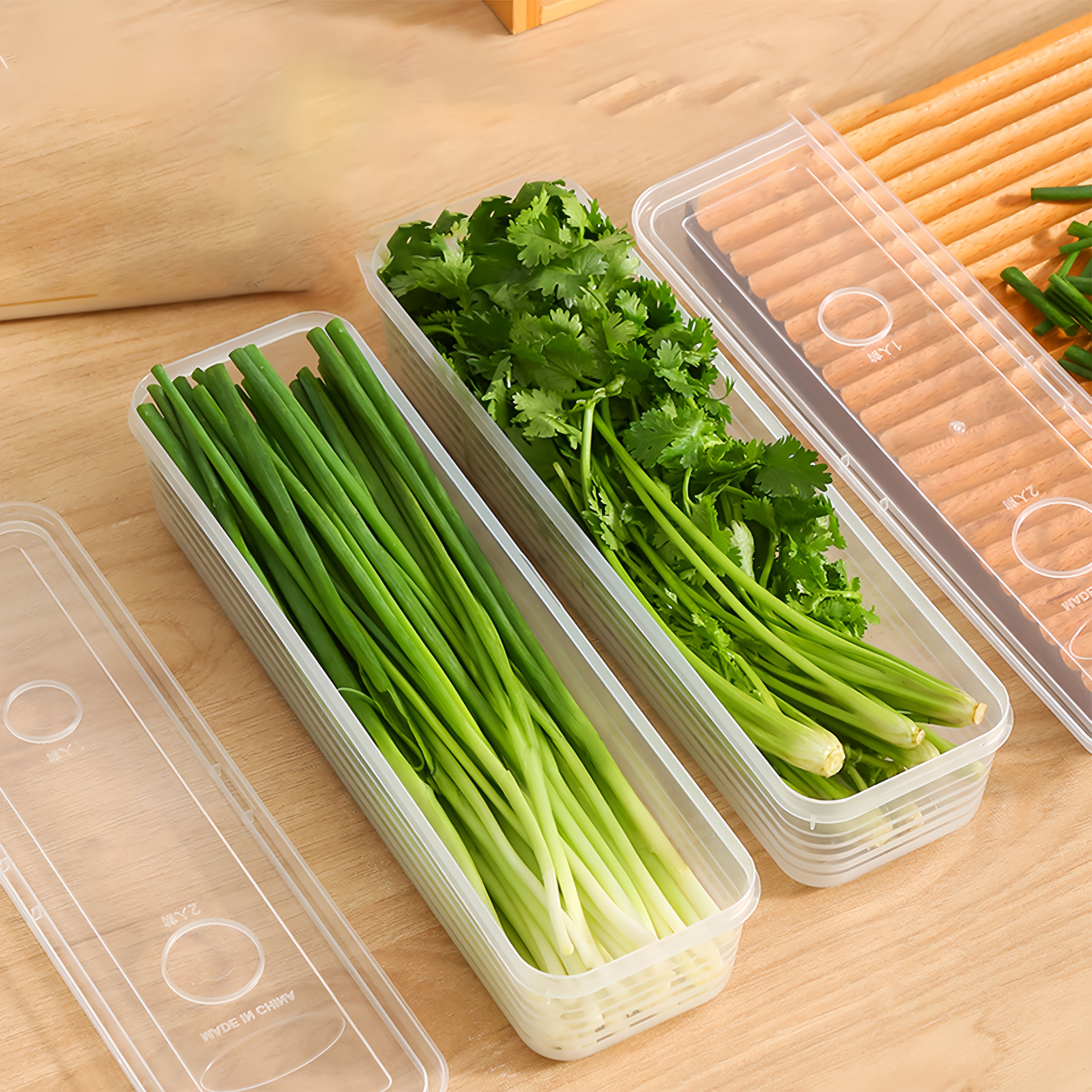 2/4/6pcs Food Vegetable Storag - Commercial Kitchen Shed recensione e prezzo