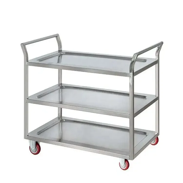 Stainless Steel Utility Cart 3 - Commercial Kitchen Bench recensione e prezzo