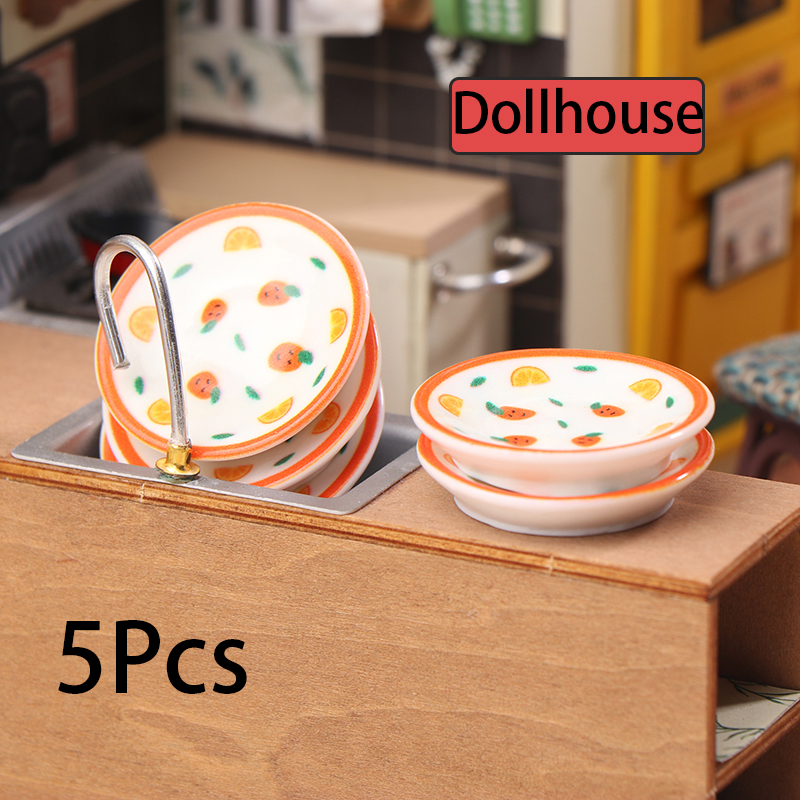 5Pcs 1/12 Dollhouse Mini Plate - Commercial Kitchen Setup recensione e prezzo