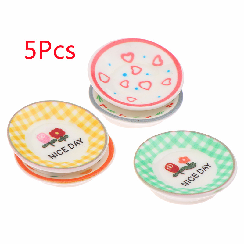 5Pcs 1/12 Dollhouse Mini Plate - Commercial Kitchen Setup recensione e prezzo