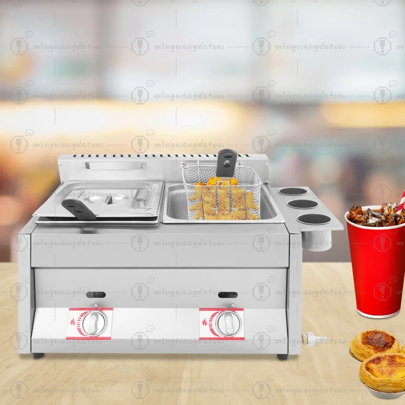 NEW Commercial Gas Deep Fryer  - Commercial Kitchen Warmer recensione e prezzo