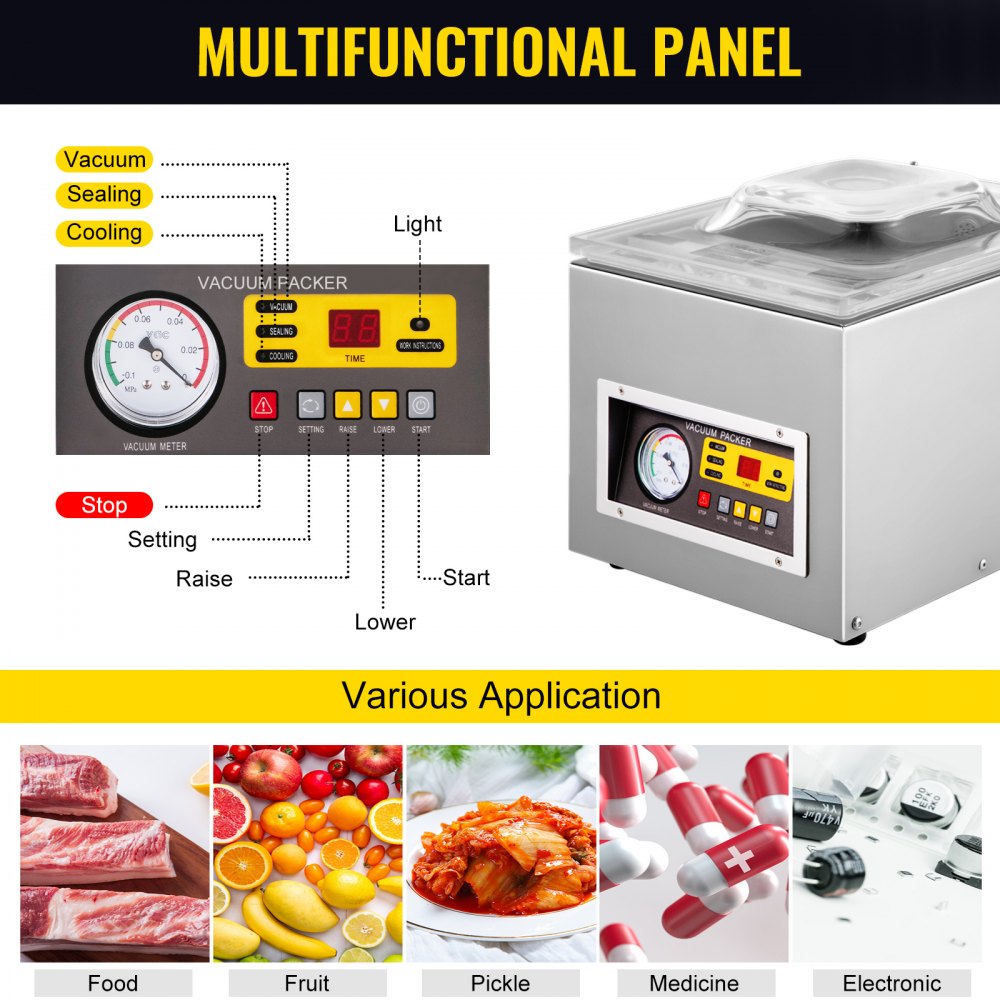 10V Chamber Vacuum Sealer DZ 2 - Vacuum Sealer recensione e prezzo