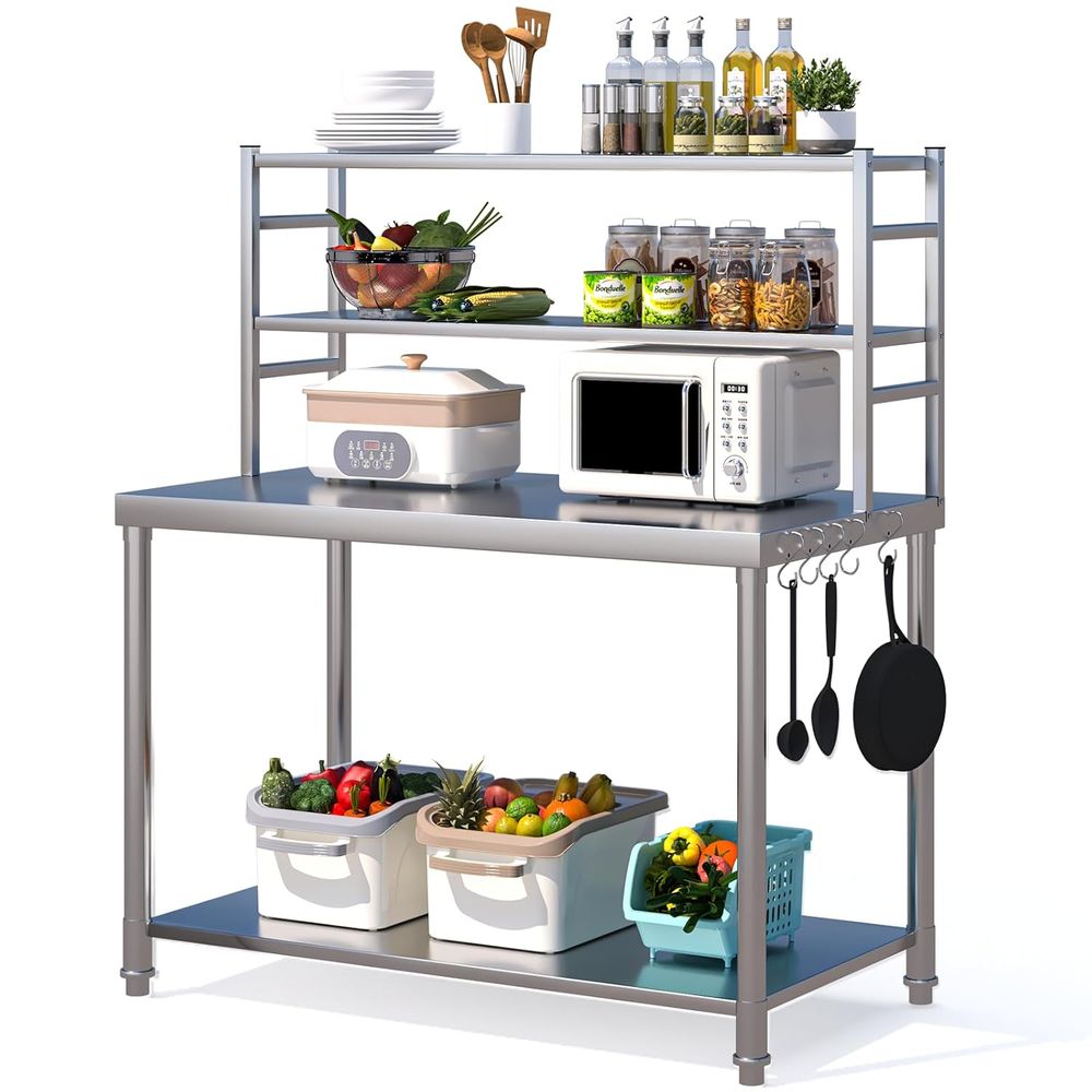 48x24 Stainless Steel Prep Tab - Commercial Kitchen In Home recensione e prezzo