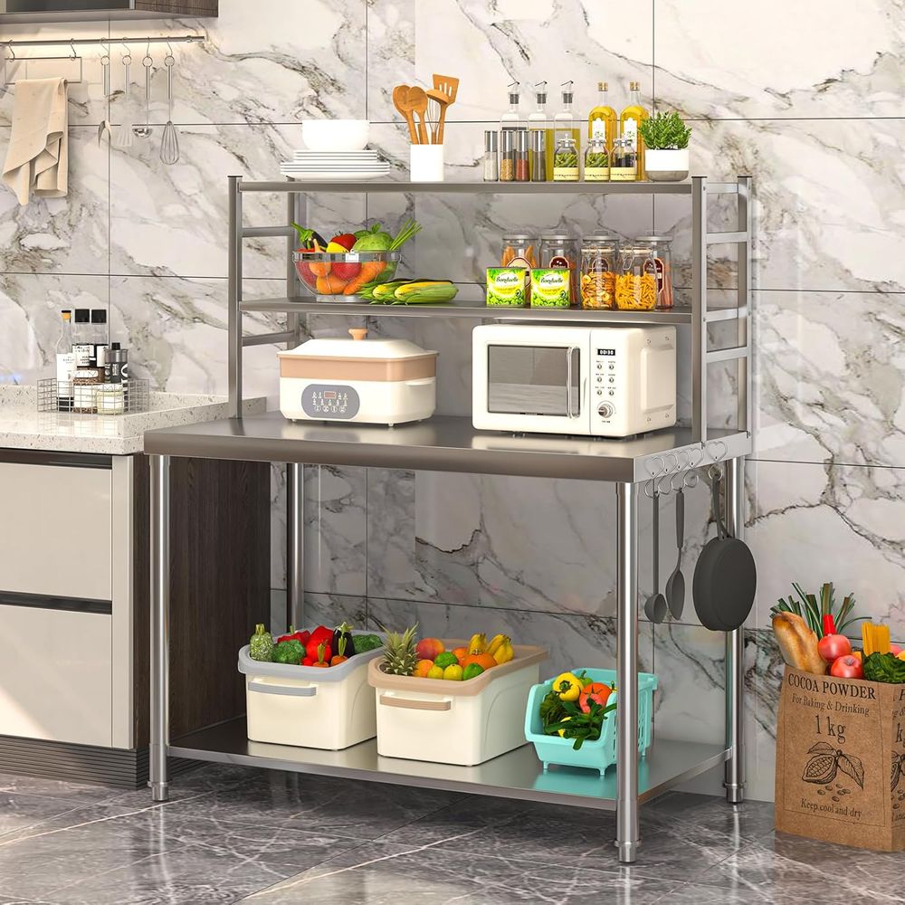48x24 Stainless Steel Prep Tab - Commercial Kitchen In Home recensione e prezzo