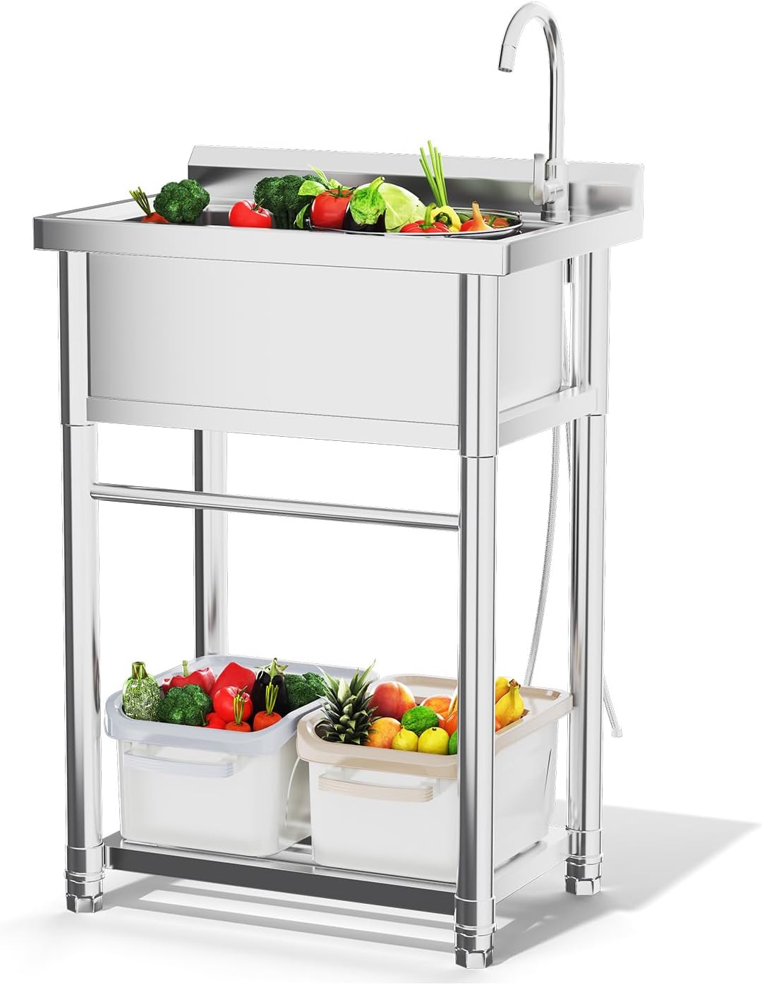 Stainless Steel Utility Sink,  - Commercial Kitchen Sink recensione e prezzo