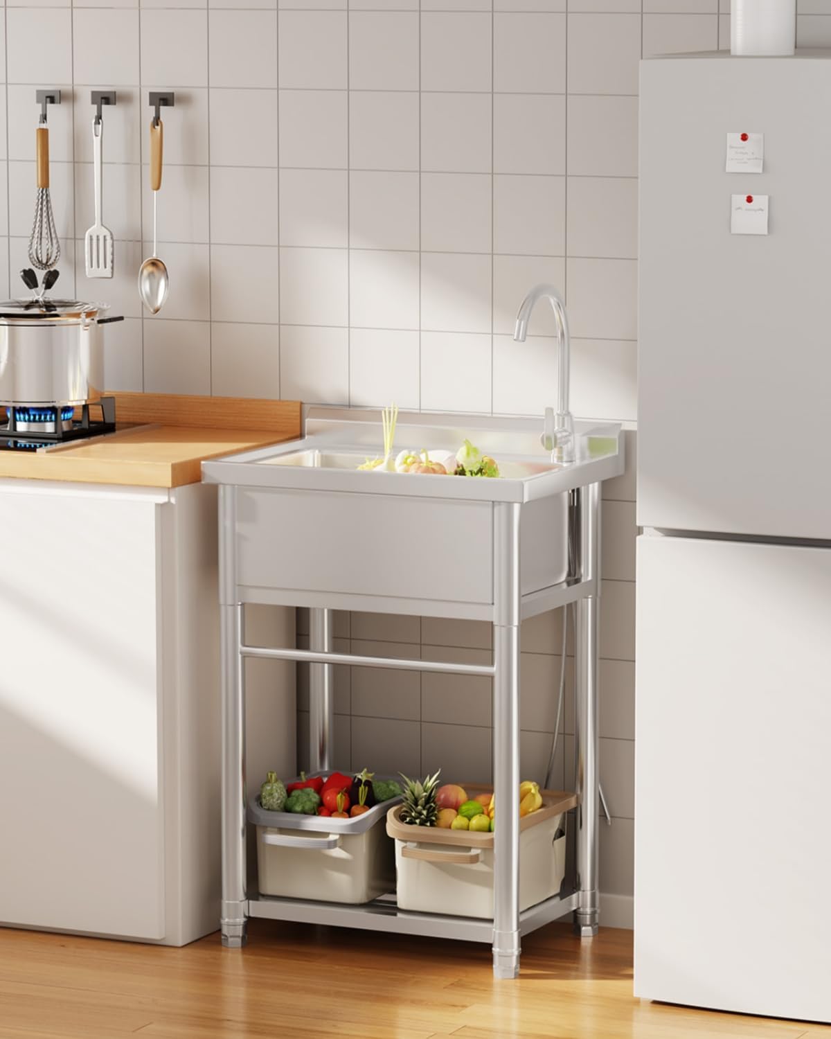 Stainless Steel Utility Sink,  - Commercial Kitchen Sink recensione e prezzo
