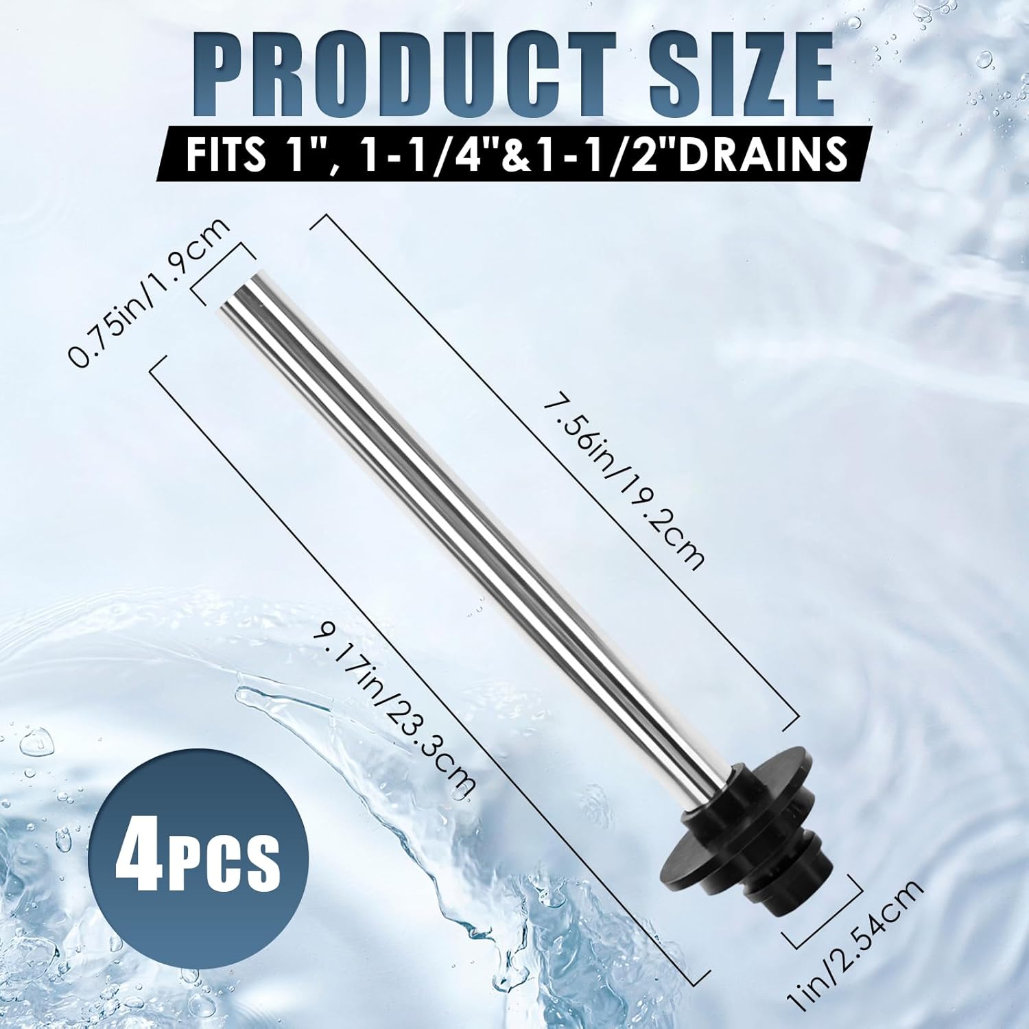 4 Pcs Universa Bar Sink Overfl - Commercial Kitchen Sink recensione e prezzo