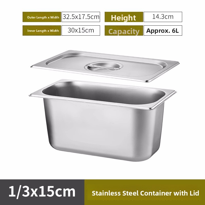 Stainless Steel Drain Pan with - Commercial Kitchen Utensils recensione e prezzo