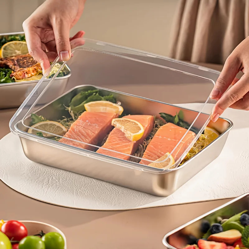 3pcs Stainless Steel Food Cont - Commercial Kitchen Setup recensione e prezzo