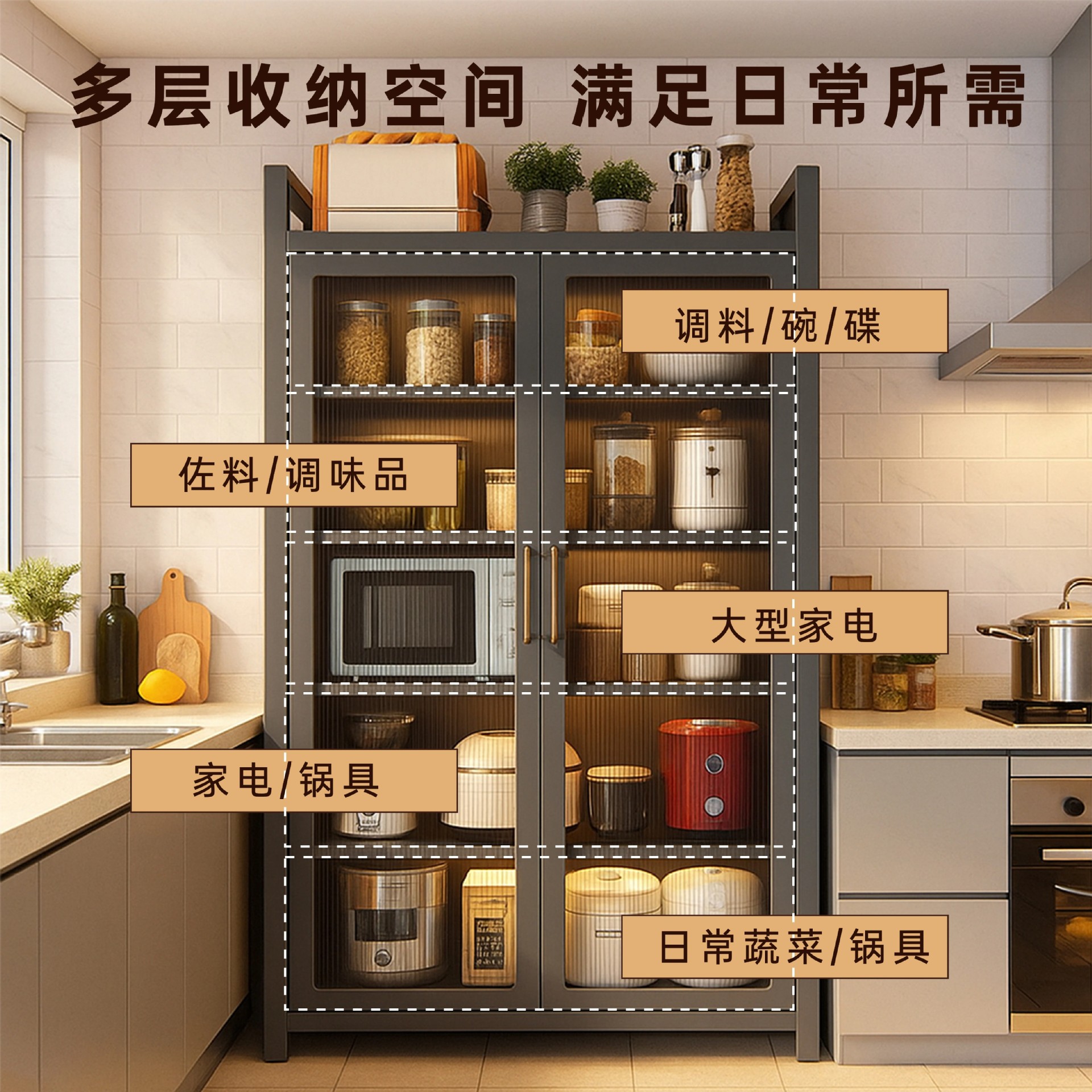 Kitchen multi-functional rack  - Commercial Kitchen Microwave recensione e prezzo