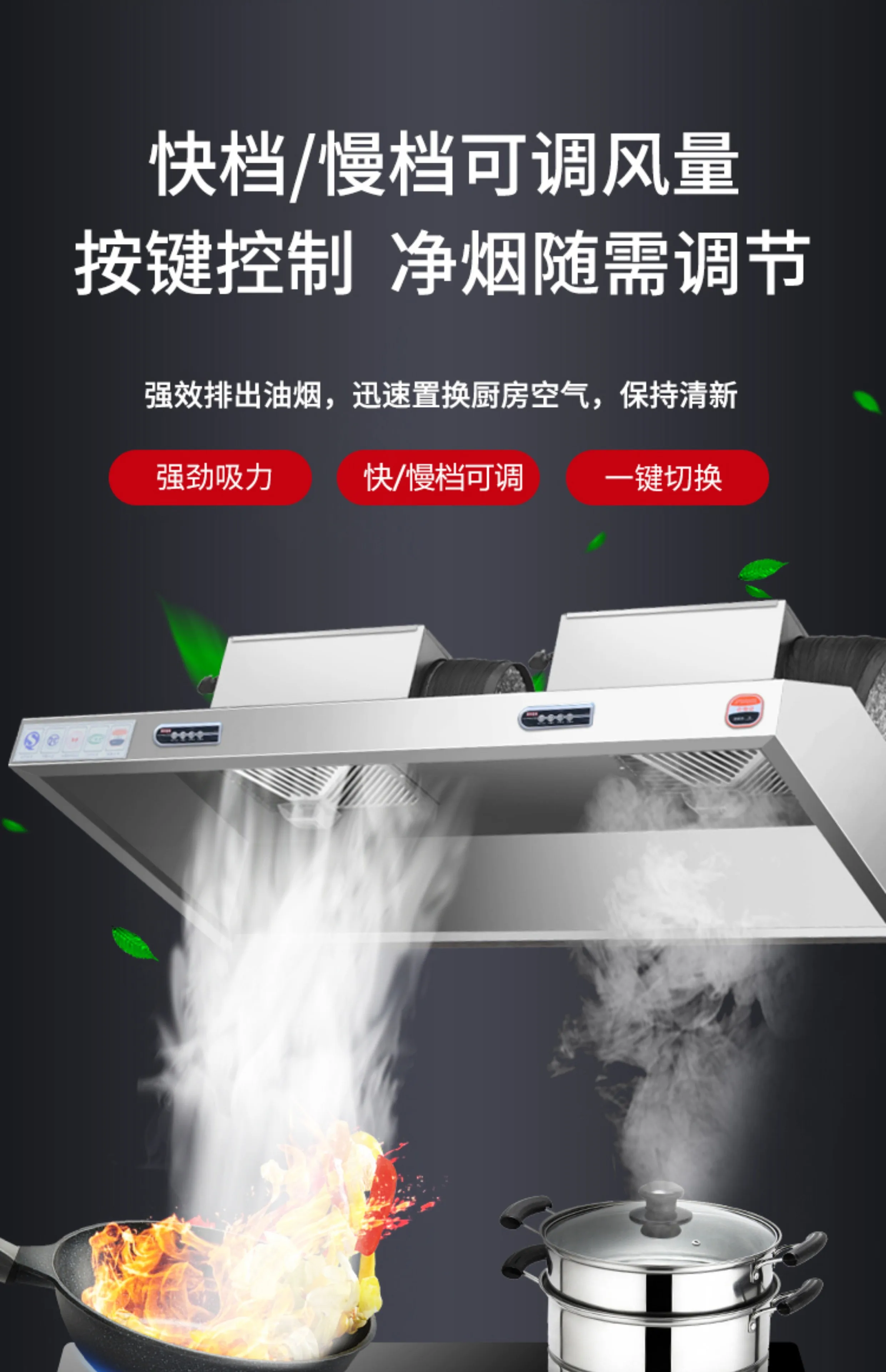 220V Stainless Steel Commercia - Commercial Kitchen Vent recensione e prezzo