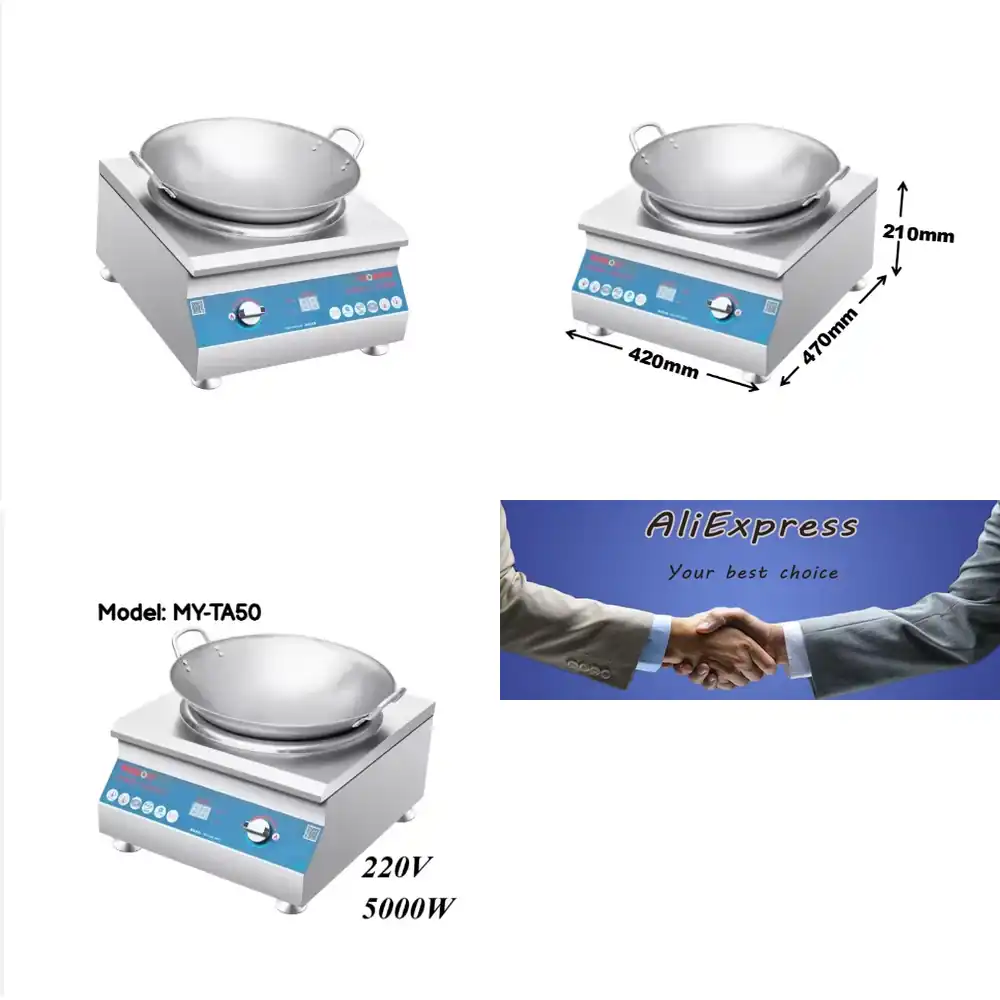 Cooker 5000W Concave High Powe - Induction Cooker Commercial recensione e prezzo
