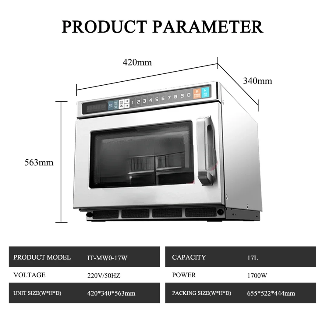 Best Seller FirstHot Selling 1 - Commercial Kitchen Microwave recensione e prezzo