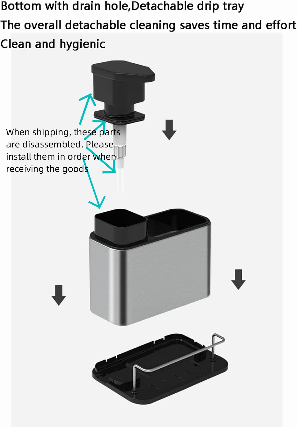 3-in-1 Kitchen Stainless Steel - Commercial Kitchen Sink recensione e prezzo