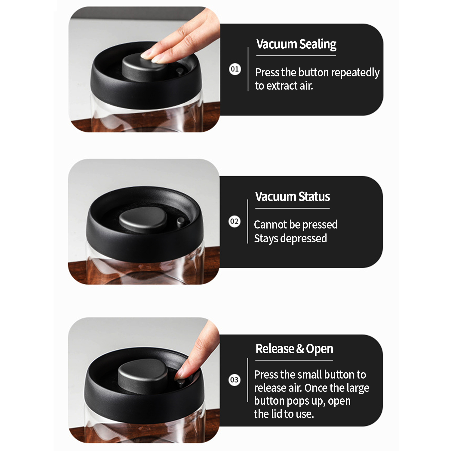 OANKR Vacuum Coffee Canister 5 - Vacuum Sealer recensione e prezzo