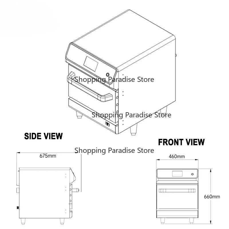 Commercial Turbo Chef Style Hi - Commercial Kitchen Microwave recensione e prezzo