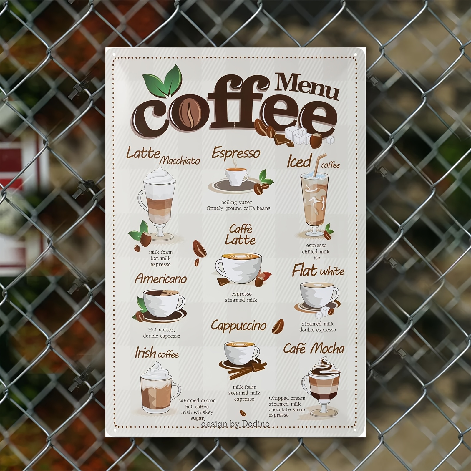 Art Decor Style Coffee Menu Ti - Commercial Kitchen Setup recensione e prezzo