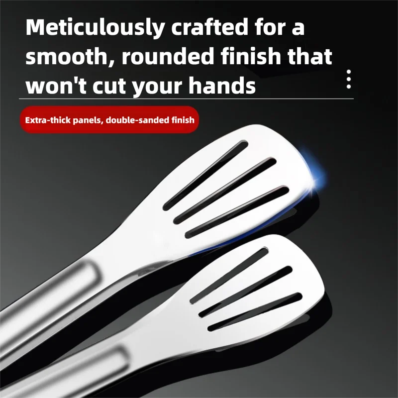 Stainless Steel Food Tongs - H - Commercial Kitchen In Home recensione e prezzo