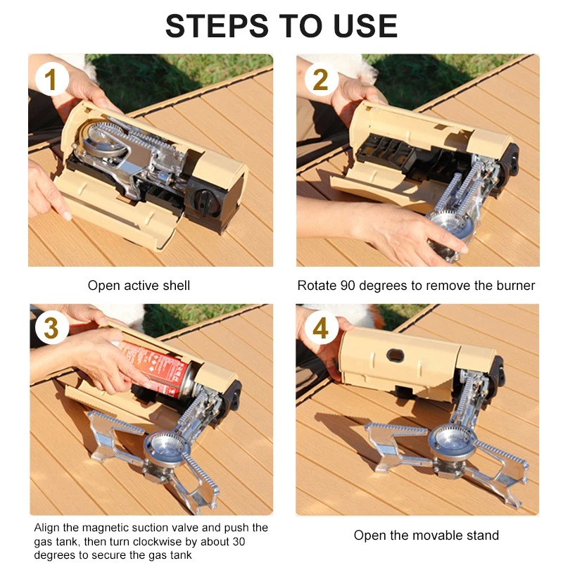 Outdoor Portable Cassette Gas  - Commercial Kitchen Burner recensione e prezzo