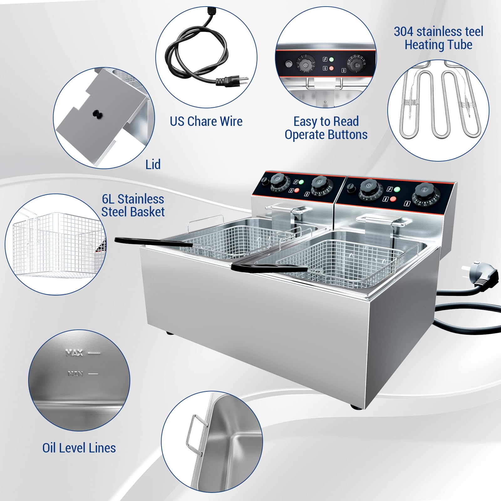 6/8/11L Commercial Electric De - Commercial Kitchen Usa recensione e prezzo