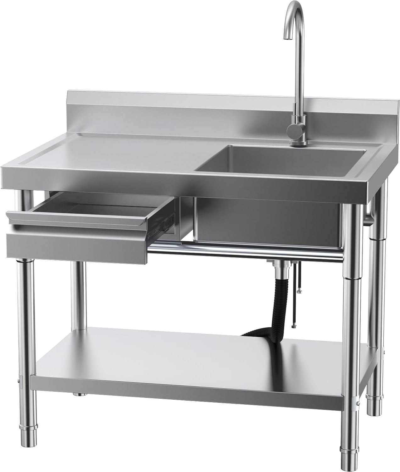 Stainless Steel Utility Sink,  - Commercial Kitchen Sink recensione e prezzo