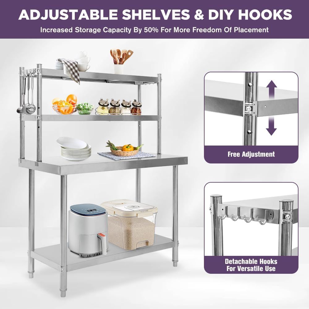 48x24 Stainless Steel Kitchen  - Commercial Kitchen In Home recensione e prezzo