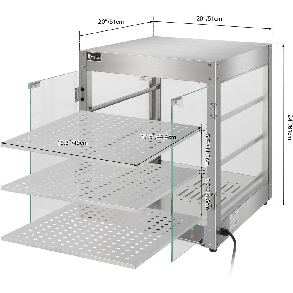 3 Tier Commercial Countertop P - Commercial Kitchen Warmer recensione e prezzo