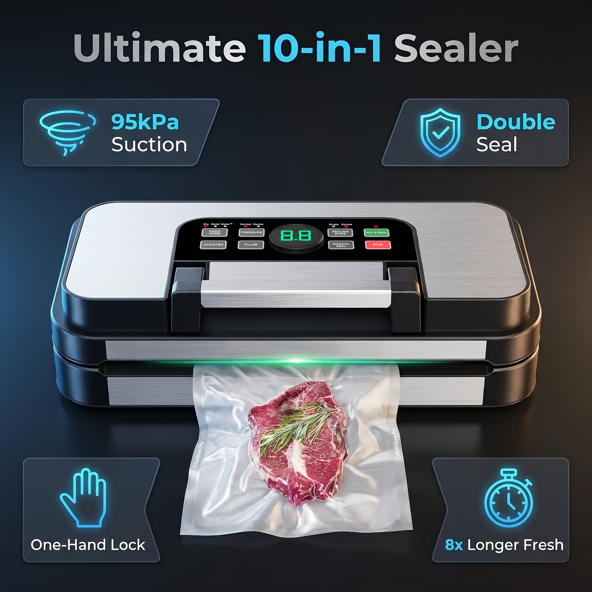 Vacuum Sealer Machine, 95000 P - Vacuum Sealer recensione e prezzo