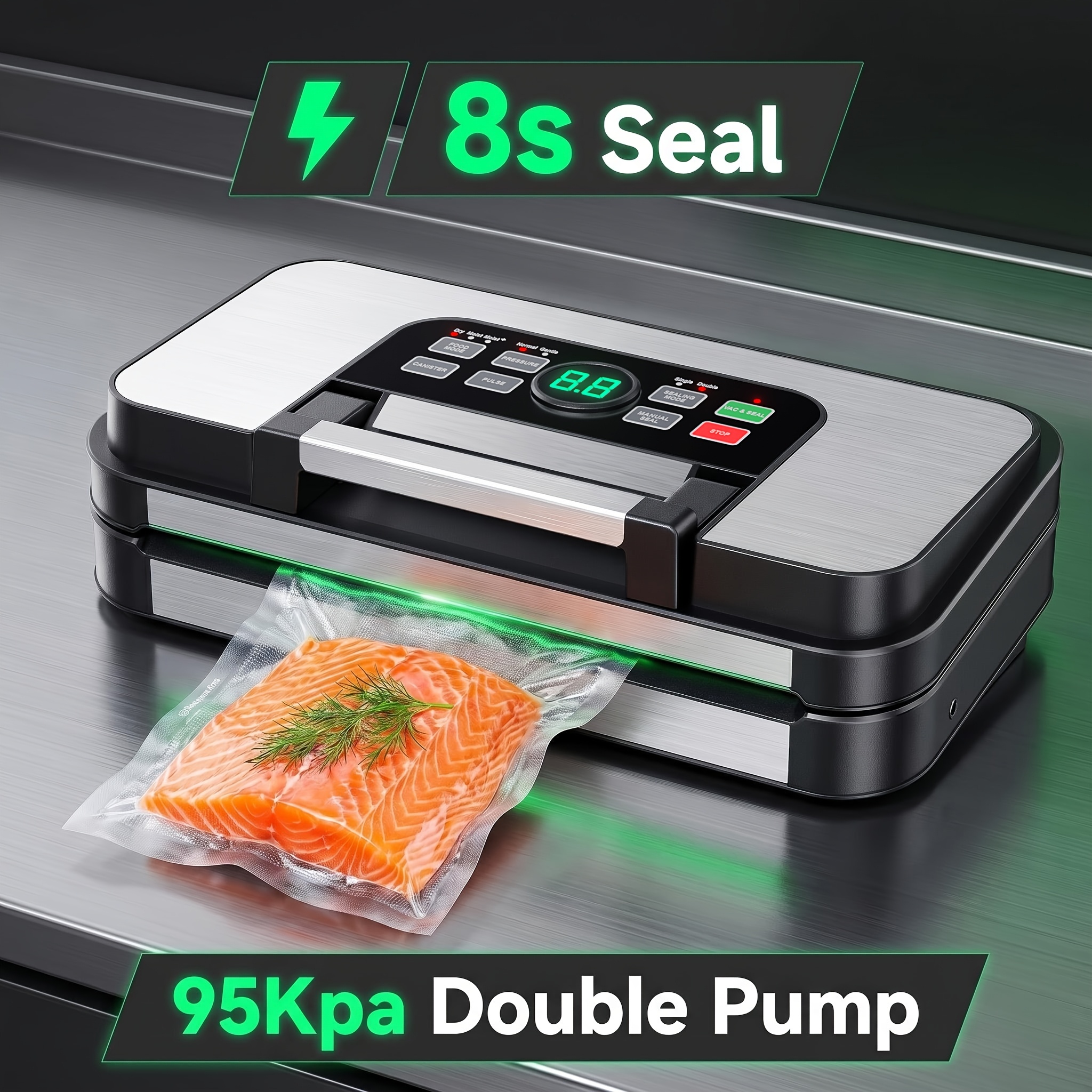 Vacuum Sealer Machine, 95000 P - Vacuum Sealer recensione e prezzo